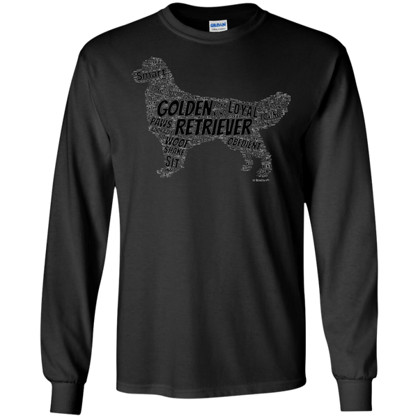 Retriever Word Art Dog Puppy Owner Gift long sleeve