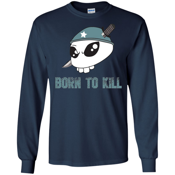 Born to kill head Funny Art Star Long T-Shirt
