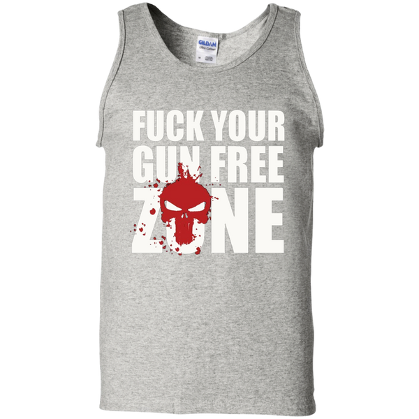 Discover Cool CSYBING Men's Fuck Your Gun Free Zone Tank Top