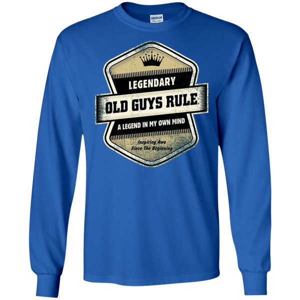 Guys Rule Men's Legendary Badge Long Sleeves