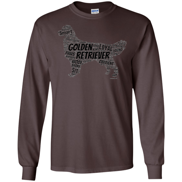 Retriever Word Art Dog Puppy Owner Gift long sleeve