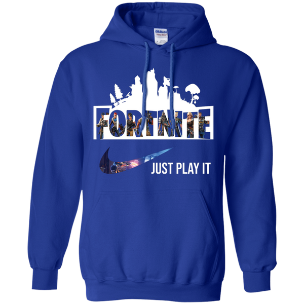 Fortnite just play it funny Pullover Hoodie