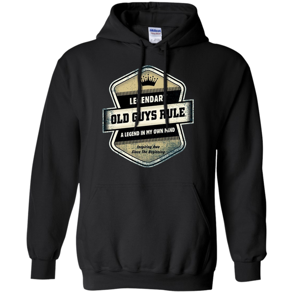 Guys Rule Men's Legendary Badge Pullover Hoodie
