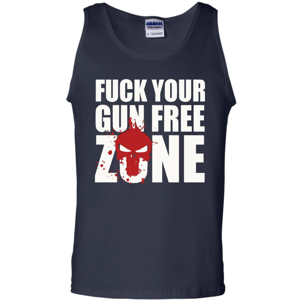 Discover Cool CSYBING Men's Fuck Your Gun Free Zone Tank Top