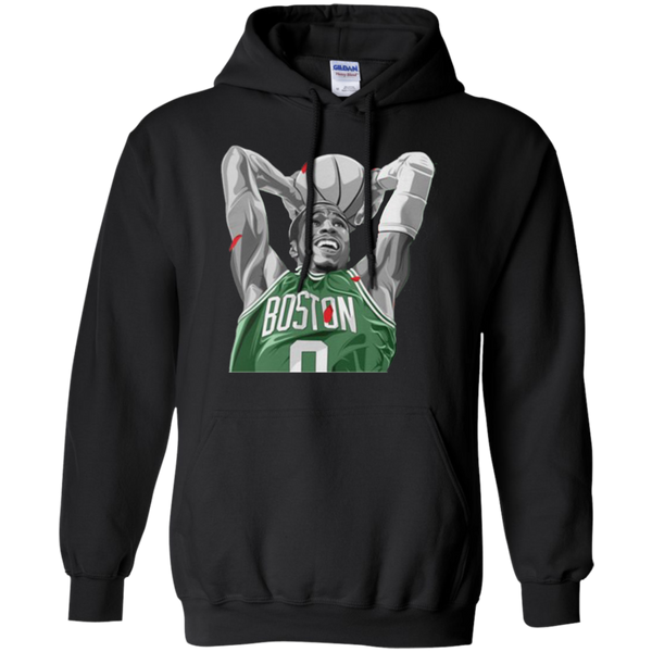 Scary Terry Gift Boston Basketball Pullover Hoodie