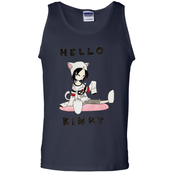 Helllo Kinky Art funny Tank Top