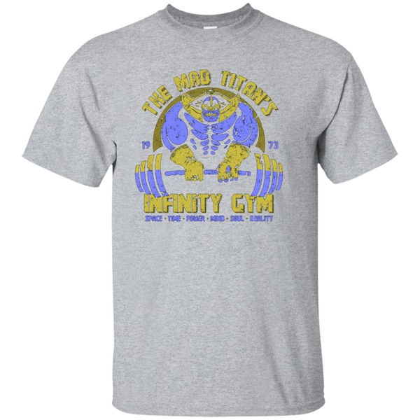 The Mad Titan's Infinity Gym Power Mind Soul Reality T-Shirt