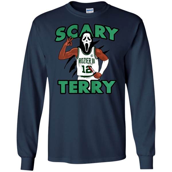Scary Terry With Knife Gift for Fun Long T-Shirt