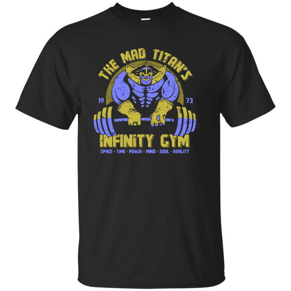 The Mad Titan's Infinity Gym Power Mind Soul Reality T-Shirt