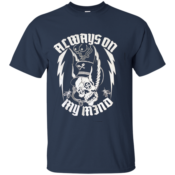 Acways On My Mind Skull Born to kill head funny T-Shirt