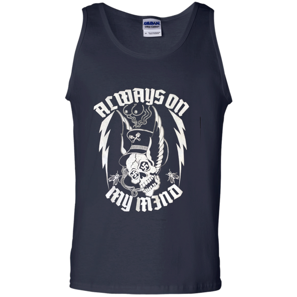 Acways On My Mind Skull Born to kill head funny Tank Top