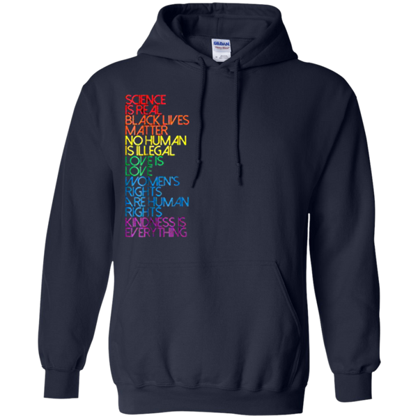 Science is Real Black Lives Matter Pullover Hoodie