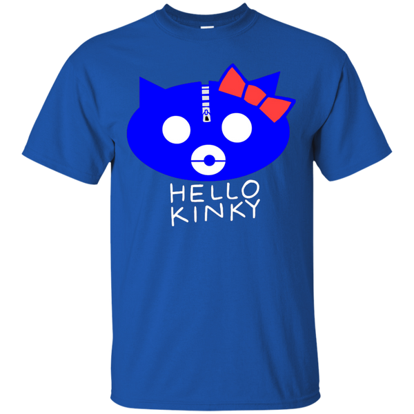 Hello Kinky Blue Black T-Shirt