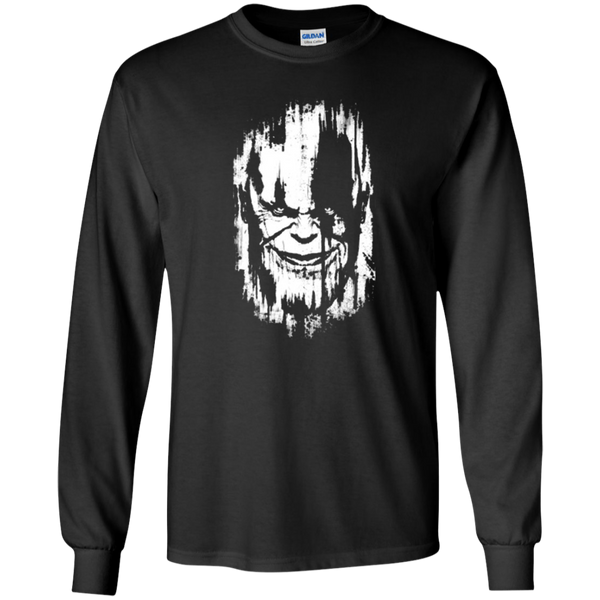 Marvel Merch Avengers Infinity War T Shirt Infinity War Thanos Face Official Mens Long T-Shirt