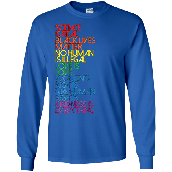 Science is Real Black Lives Matter Long Sleeves