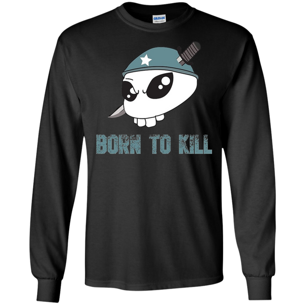 Born to kill head Funny Art Star Long T-Shirt