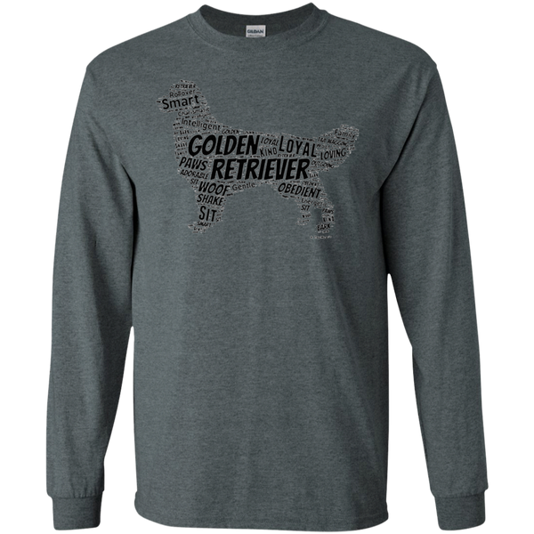 Retriever Word Art Dog Puppy Owner Gift long sleeve
