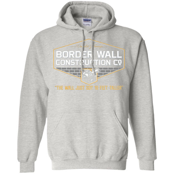 GunShowTees Men’s Donald Trump Border Wall Construction Company T-Shirt Pullover Hoodie