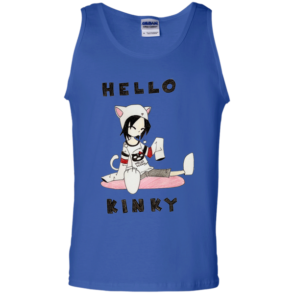 Helllo Kinky Art funny Tank Top