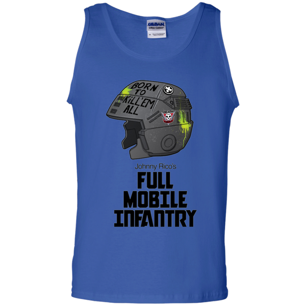 Born to kill head Johnny Rico Full Mobile Infantry Tank Top