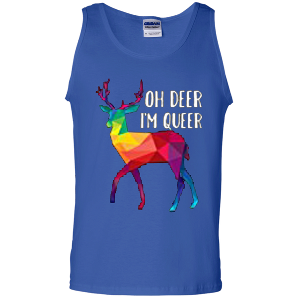Oh Deer I'm Queer Funny Tank Top