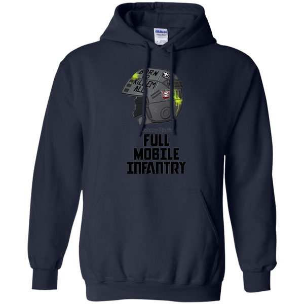 Born to kill head Johnny Rico Full Mobile Infantry Pullover Hoodie