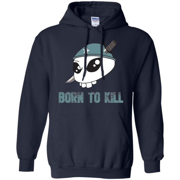 Born to kill head Funny Art Star Pullover Hoodie