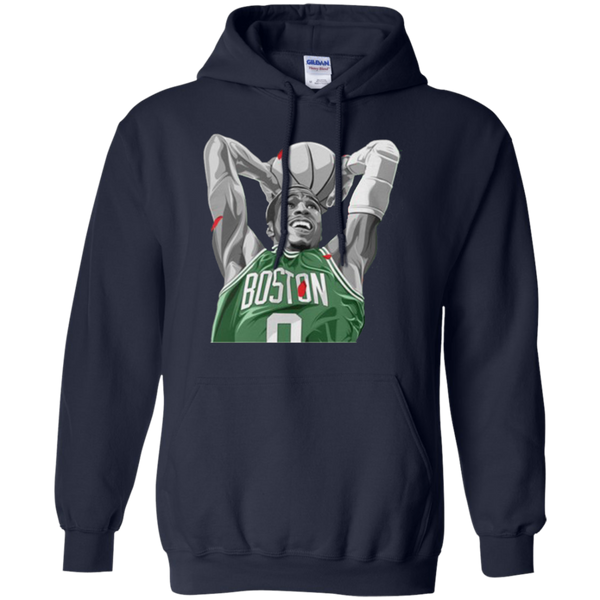 Scary Terry Gift Boston Basketball Pullover Hoodie