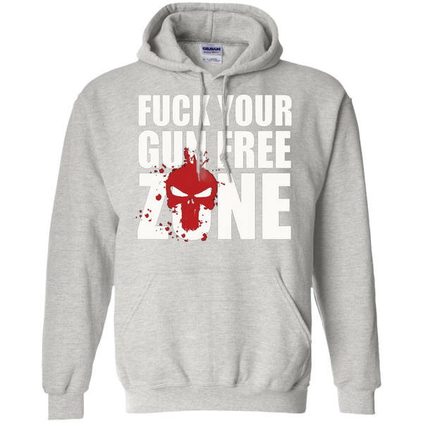 Discover Cool CSYBING Men's Fuck Your Gun Free Zone  Pullover Hoodie