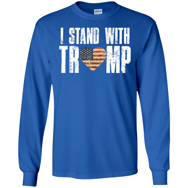 I Stand With Trump I Love Donald Trump Long Sleeves