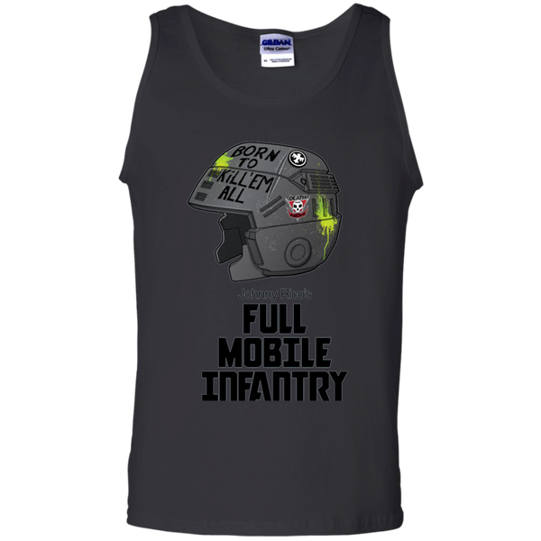 Born to kill head Johnny Rico Full Mobile Infantry Tank Top