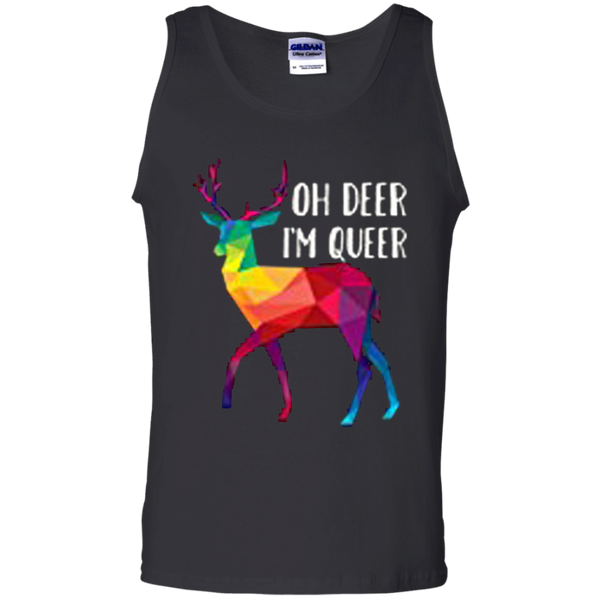 Oh Deer I'm Queer Funny Tank Top