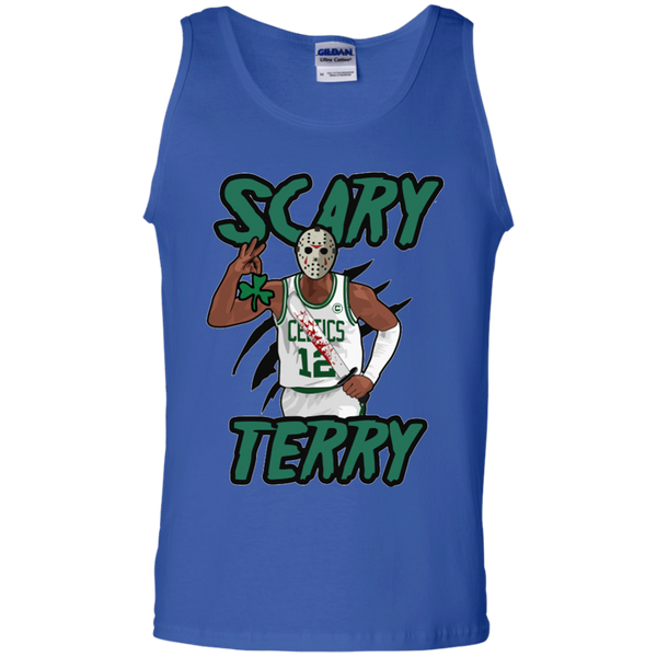 Scary Terry With Knife Clover Lucky Gift for Fun Tank Top