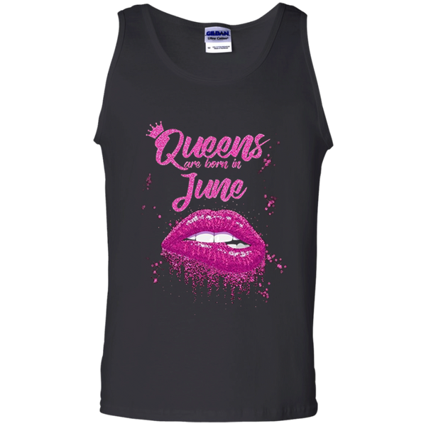 CCover your body with amazing CQueens Are Born In June Birthday T-Shirt for Black Women Tank Top