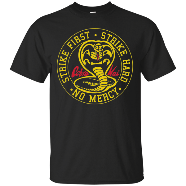 Cobra Kai Strike First Strike Hard No Mercy T-Shirt