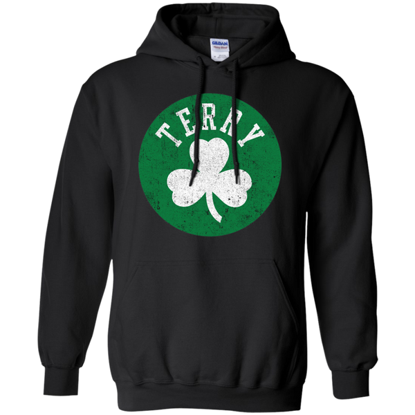 Scary Terry Clover Lucky Gift for Fun Pullover Hoodie