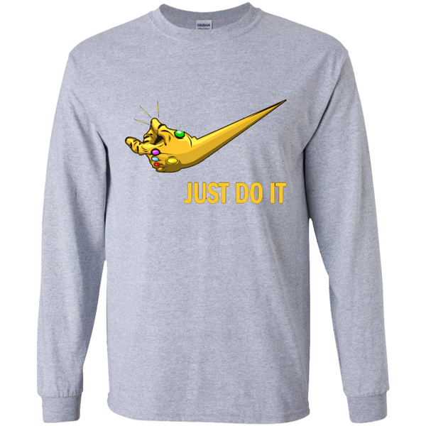 Just Do It Your Self Infinity War  Cotton Long Sleeves T-Shirt