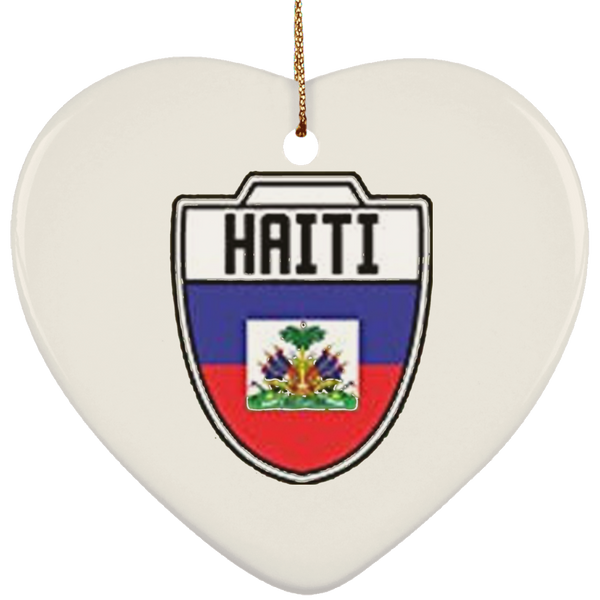 SUBORNH Ceramic Heart Ornament Haiti