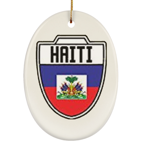 SUBORNO Ceramic Oval Ornament Haiti